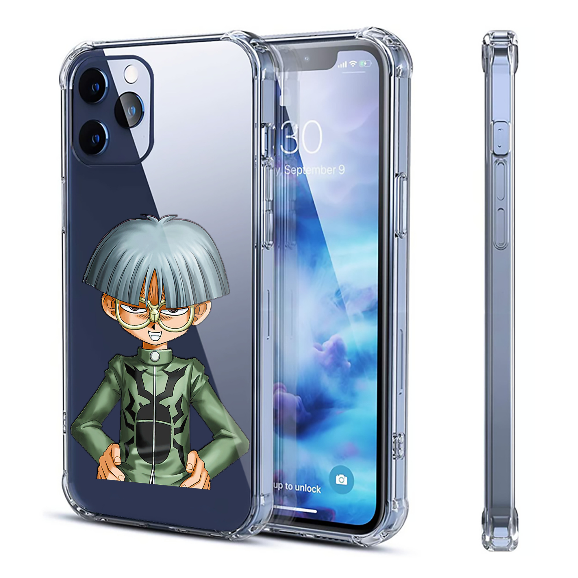 （画像用） 遊☆戯☆王 Yu-Gi-Oh! 【iPhone 12シリーズ対応】透明スマホケース（クリアソフトケース）